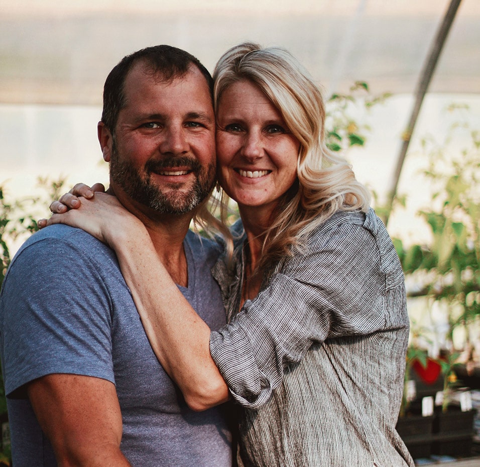 Karl and Kathy owners of paris natural farms