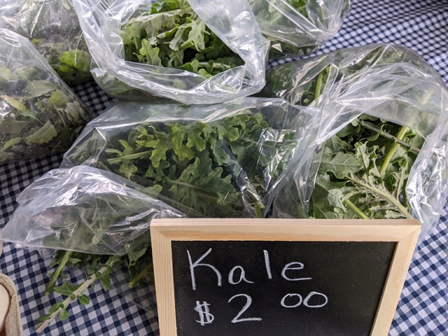 bags of kale